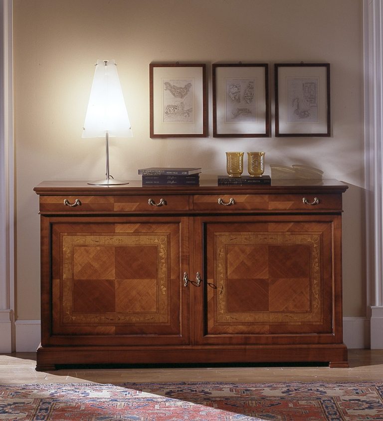 Buffet de Luxe Marron 172 x 48 x H. 99 cm