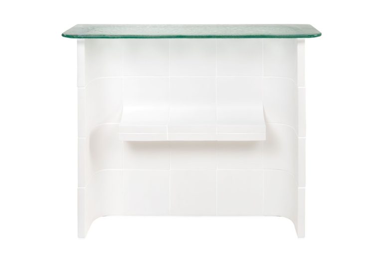 Console de Luxe Blanc Crème 105 x 30 x H. 83,5 cm