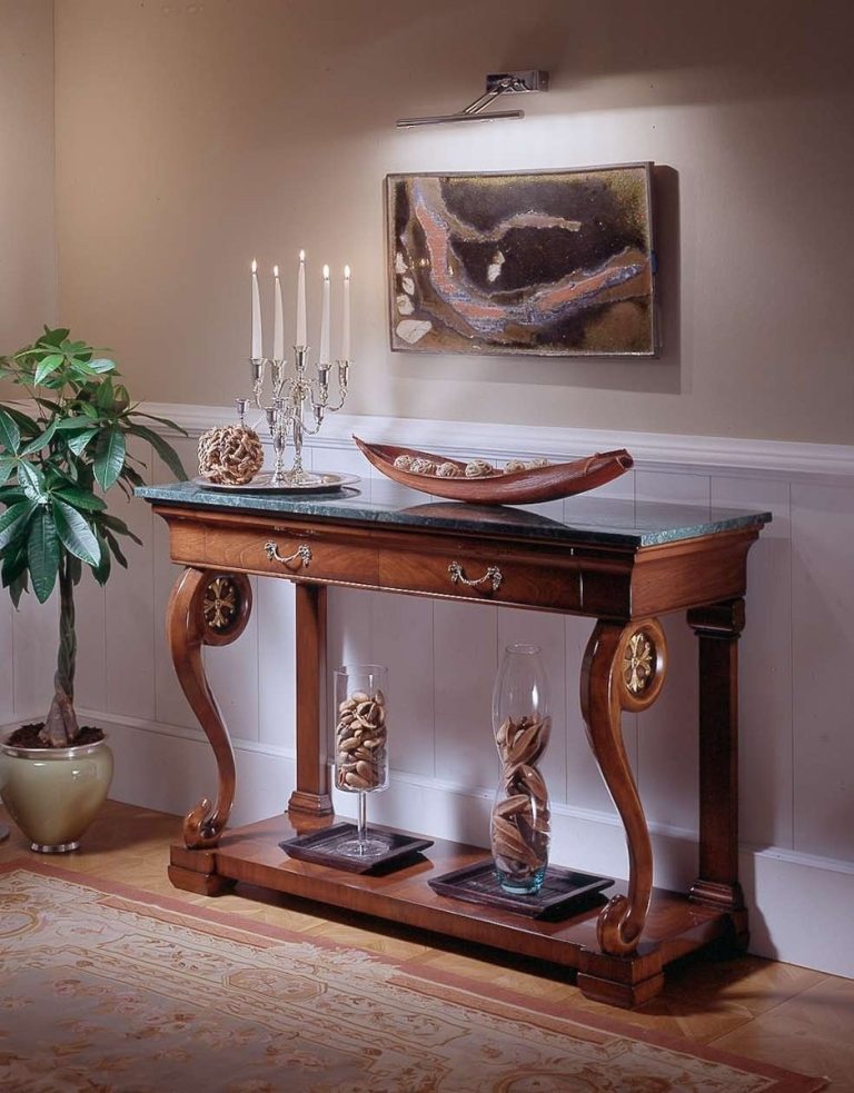 Console de Luxe Marron 134 x 48 x H. 90 cm