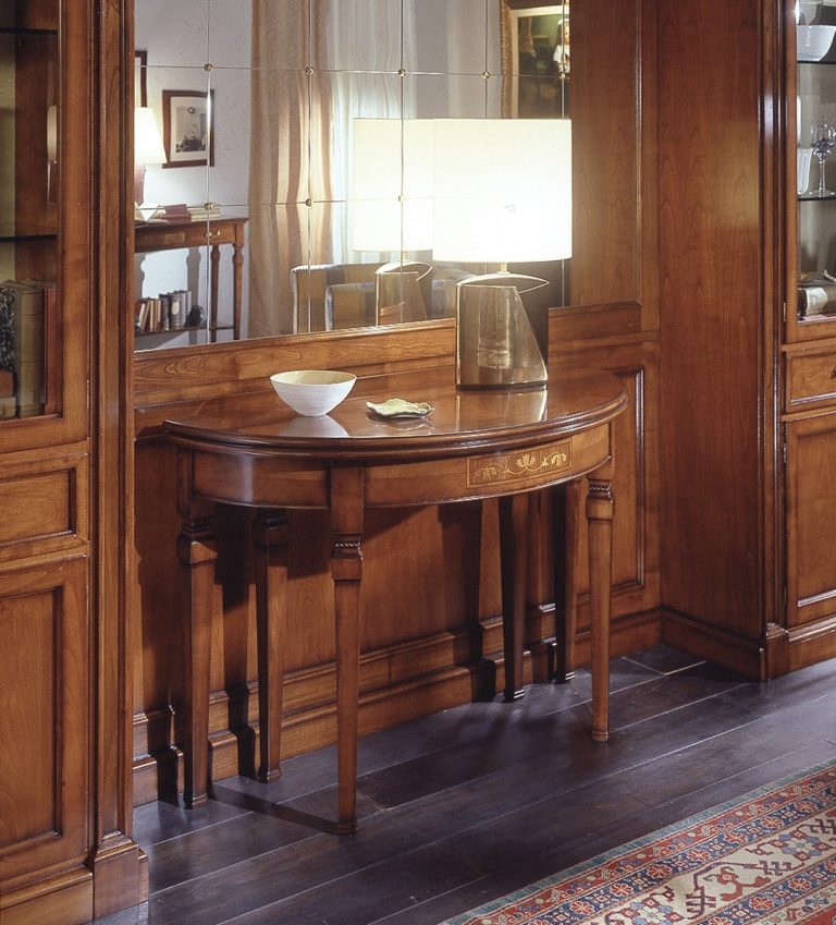 Console Marron 123 x 51 x H. 82 cm de luxe