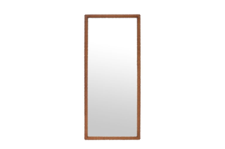 Miroir Mural de Luxe Marron 80 x 4 x H. 180 cm