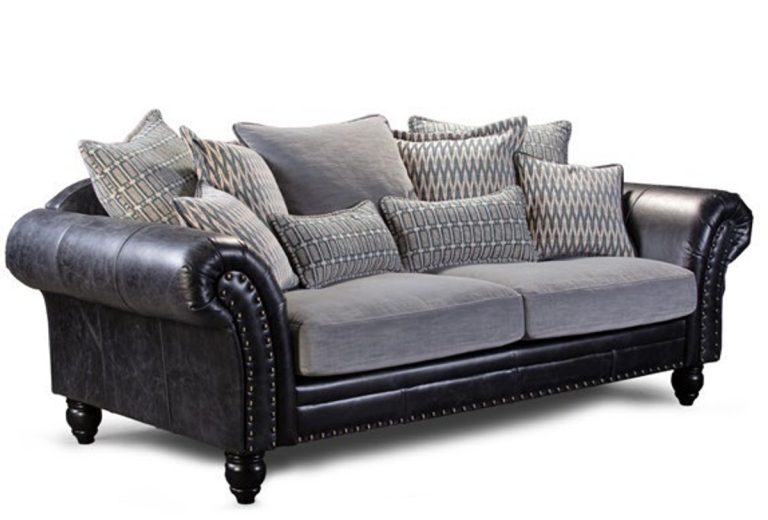 Repose-pieds Chesterfield de luxe 120 x 60 cm