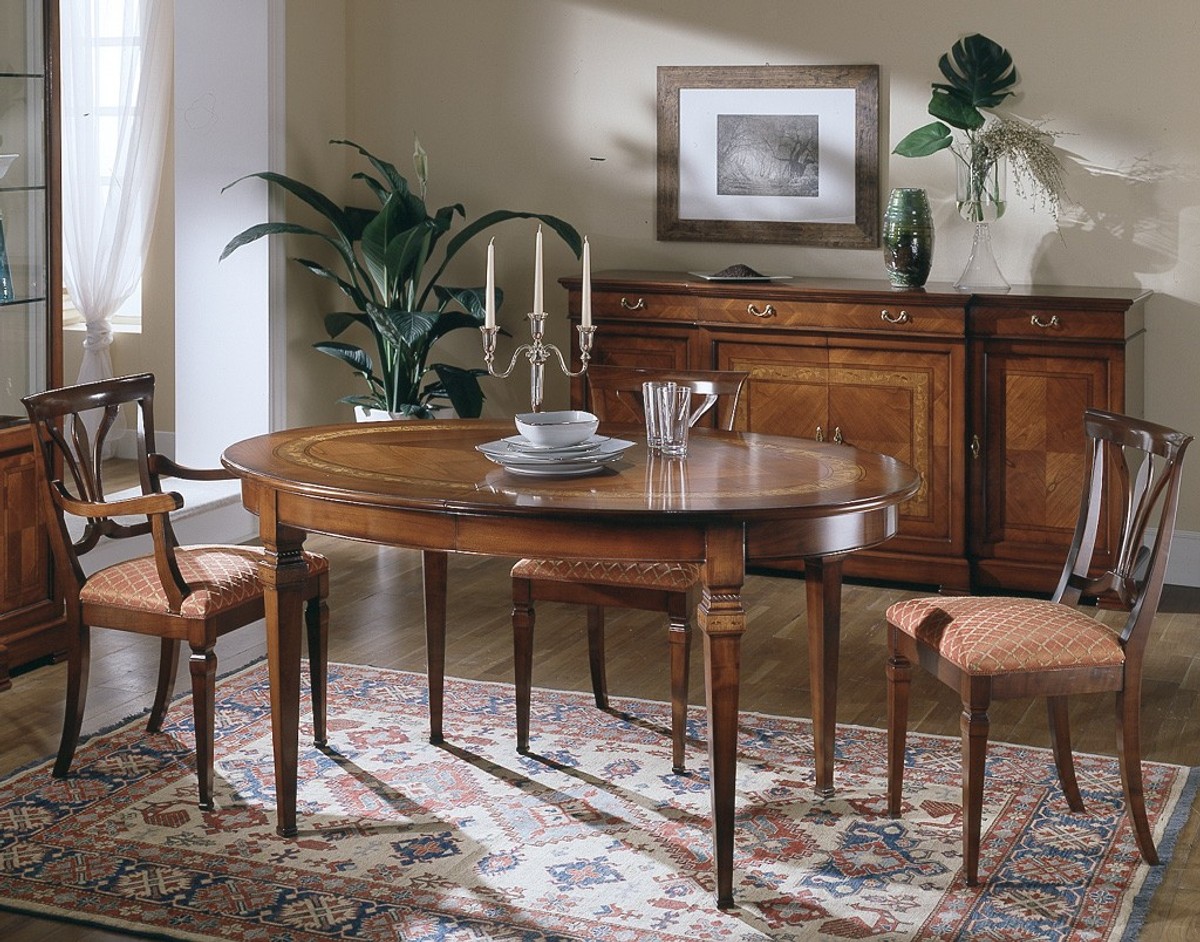 Table à Manger Marron 160 x 110 x H. 79 cm de luxe