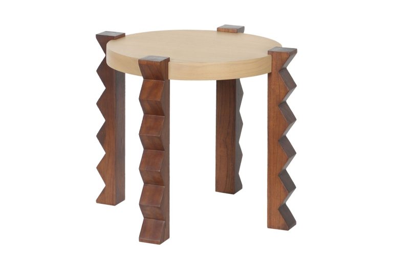 Table d'Appoint de Luxe Couleur Naturelle Ø 60 x H. 52 cm