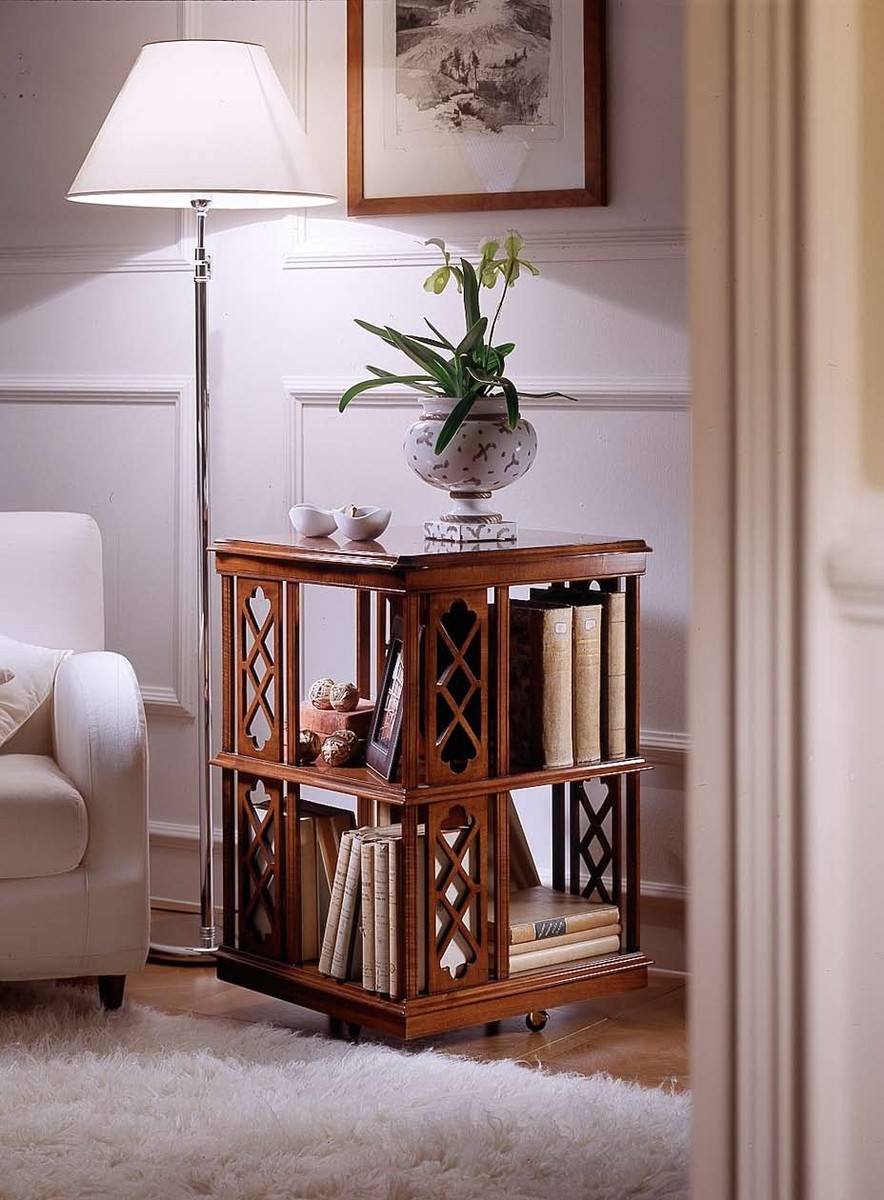 Table d'Appoint Marron 56 x 56 x H. 79 cm de luxe